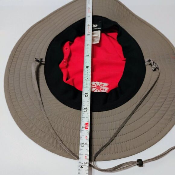 Outdoor Research Hat Solar Roller Adjust Elastic Chin Strap Crown Pink Gray M - Picture 7 of 11